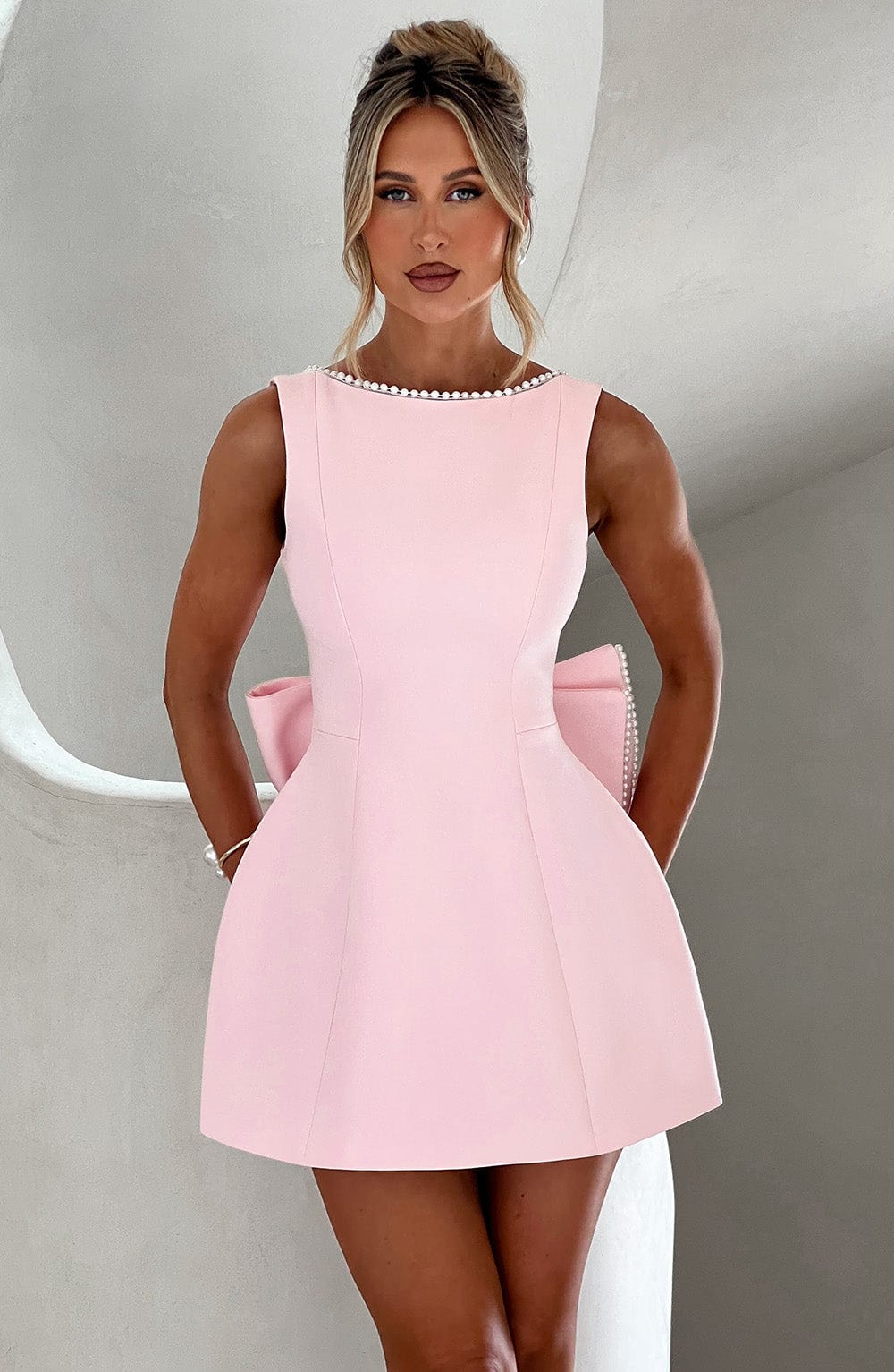 Amara | Structured Mini Cocktail Dress for Events 0