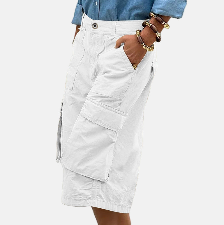 Caro | Black Cargo Pants Relaxed Fit with Pockets 4