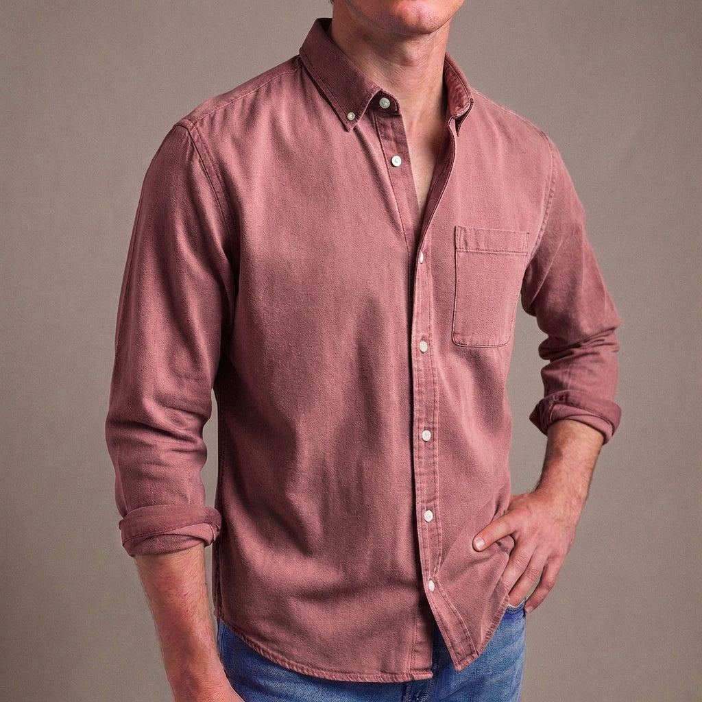 Cavell | Tailored Button-Down Shirt Classic Collar Pocket 8