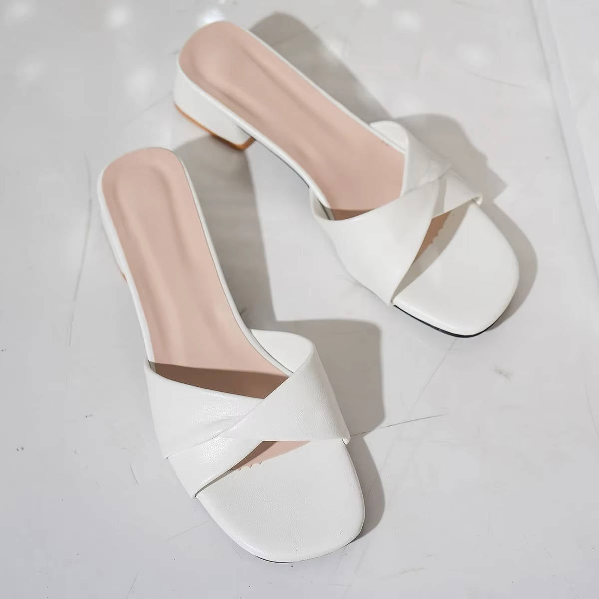 Charize | Women's Leather Block Heels