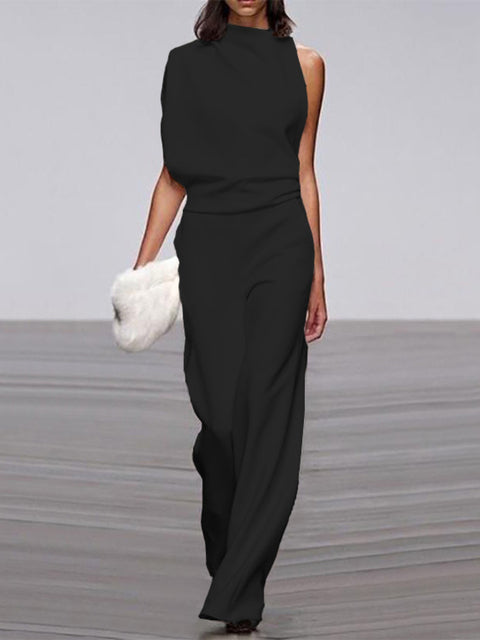 Clara - Elegant Sleeveless Jumpsuit 0