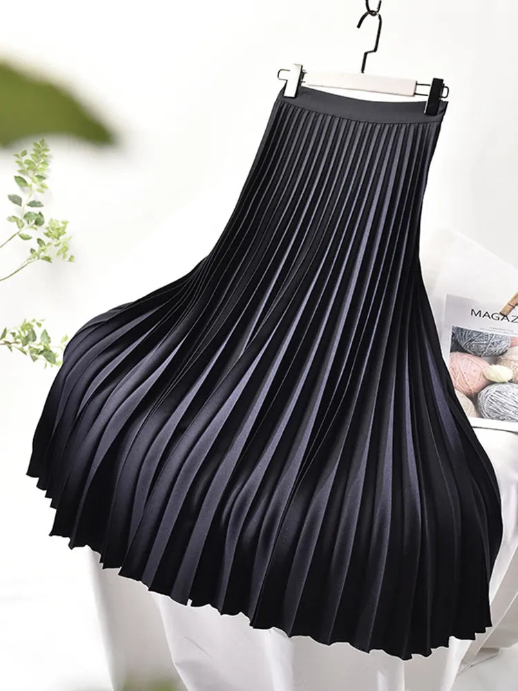 Clea | Pleated Maxi Skirt for Women in Spring Design 1