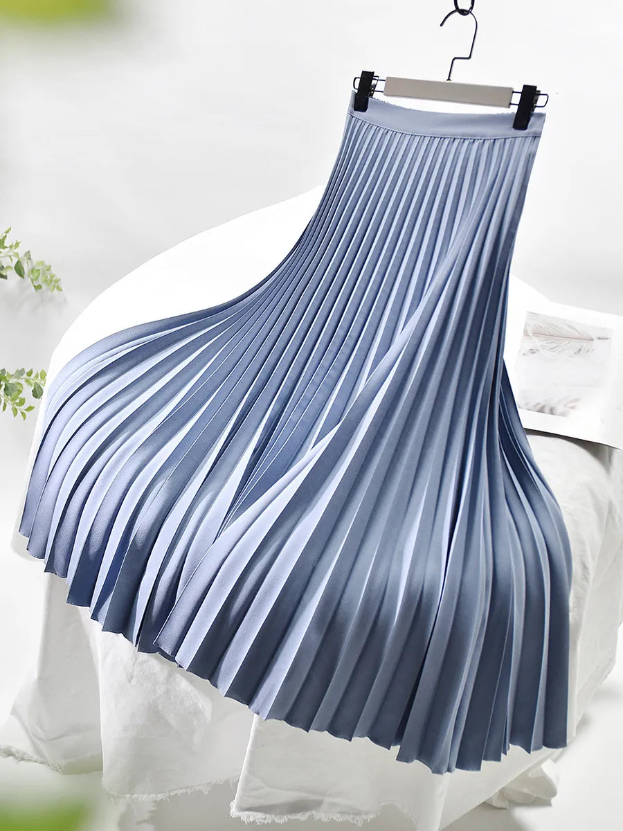 Clea | Pleated Maxi Skirt for Women in Spring Design 5