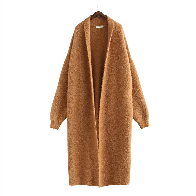 Elda | Long White Cardigan Sweater for Women 2
