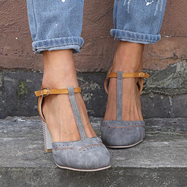 Elda | Spring Chunky Heel Mary Janes 5