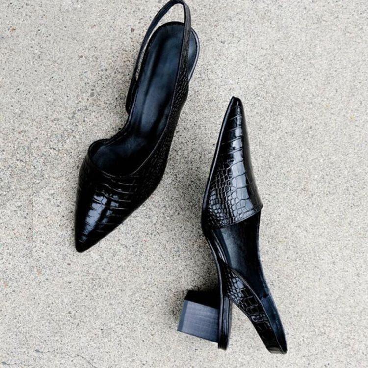Haven | Pointed Toe Block Heel Shoes 2