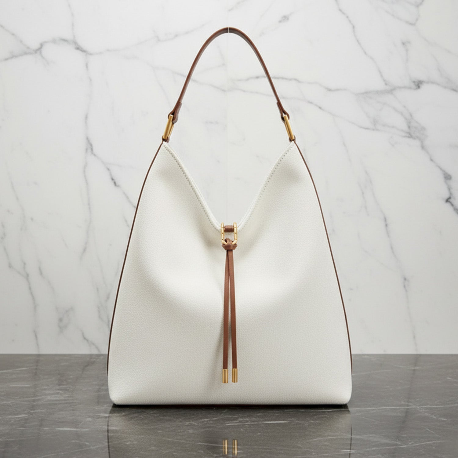 Ivara | Slouchy Drawstring Hobo Bag 5