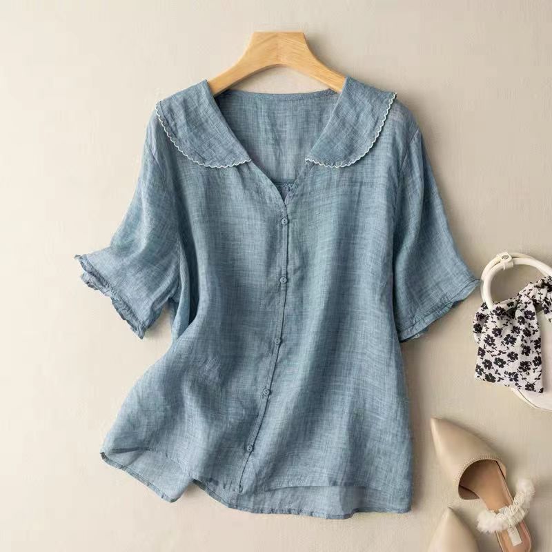 Krisia | Vintage Blouse with Button Detail 2