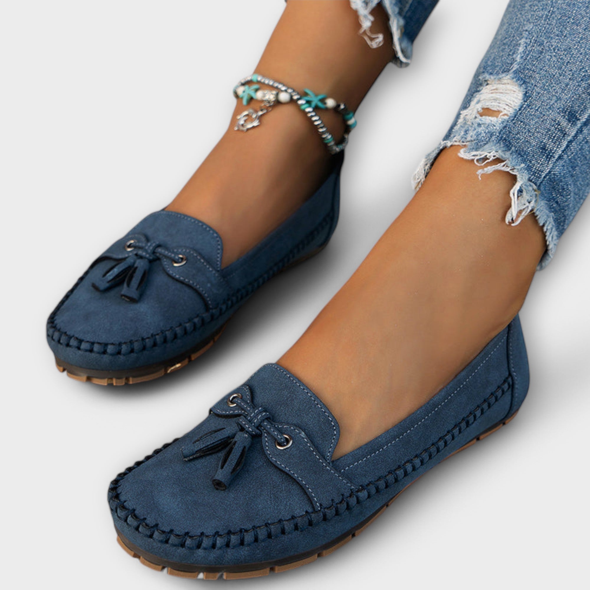 Lorana | Women's Suede Tassel Loafers