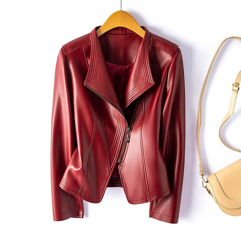 Lunara | Vegan Leather Structured Jacket 0