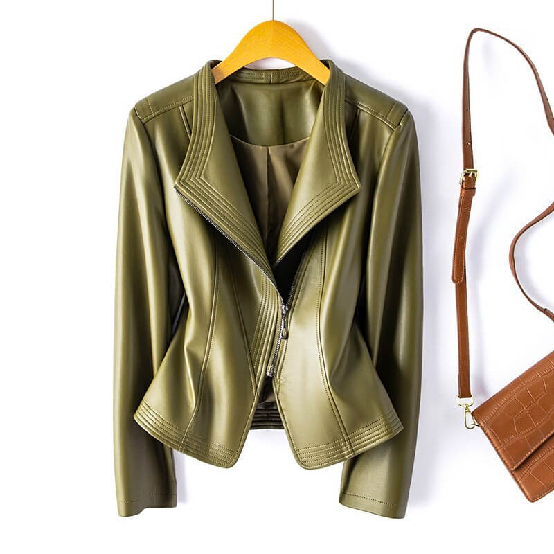 Lunara | Vegan Leather Structured Jacket 2