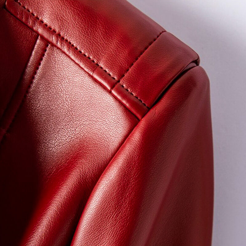 Lunara | Vegan Leather Structured Jacket 8