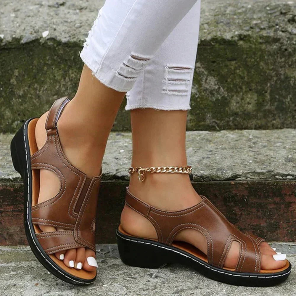 Maddox | Women's Orthopedic Cut-Out Strappy Sandals
