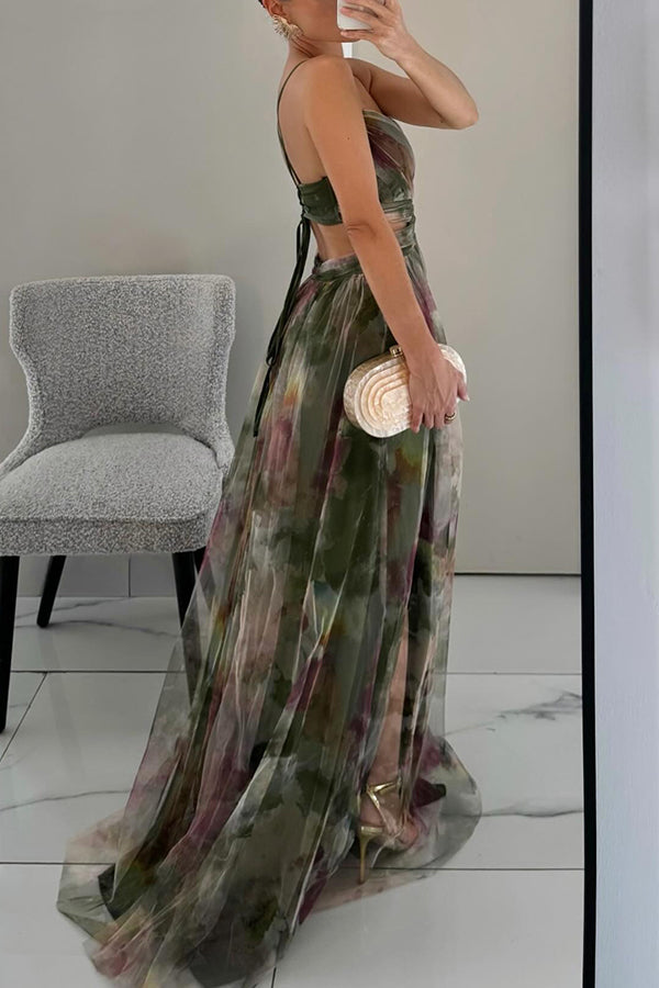 Mavina | Floral Maxi Summer Dress 7