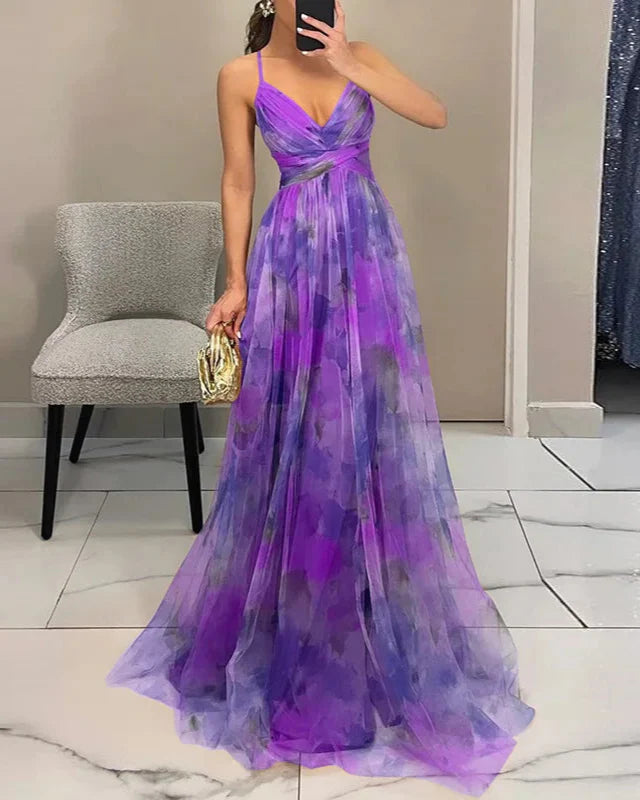 Mavina | Floral Maxi Summer Dress 9