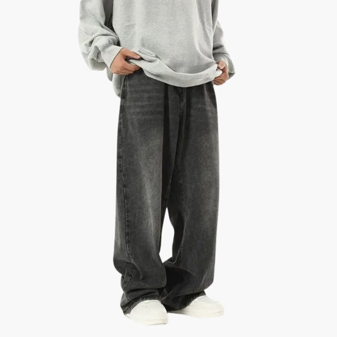 Osmar | Wide Leg Vintage Black Jeans 2