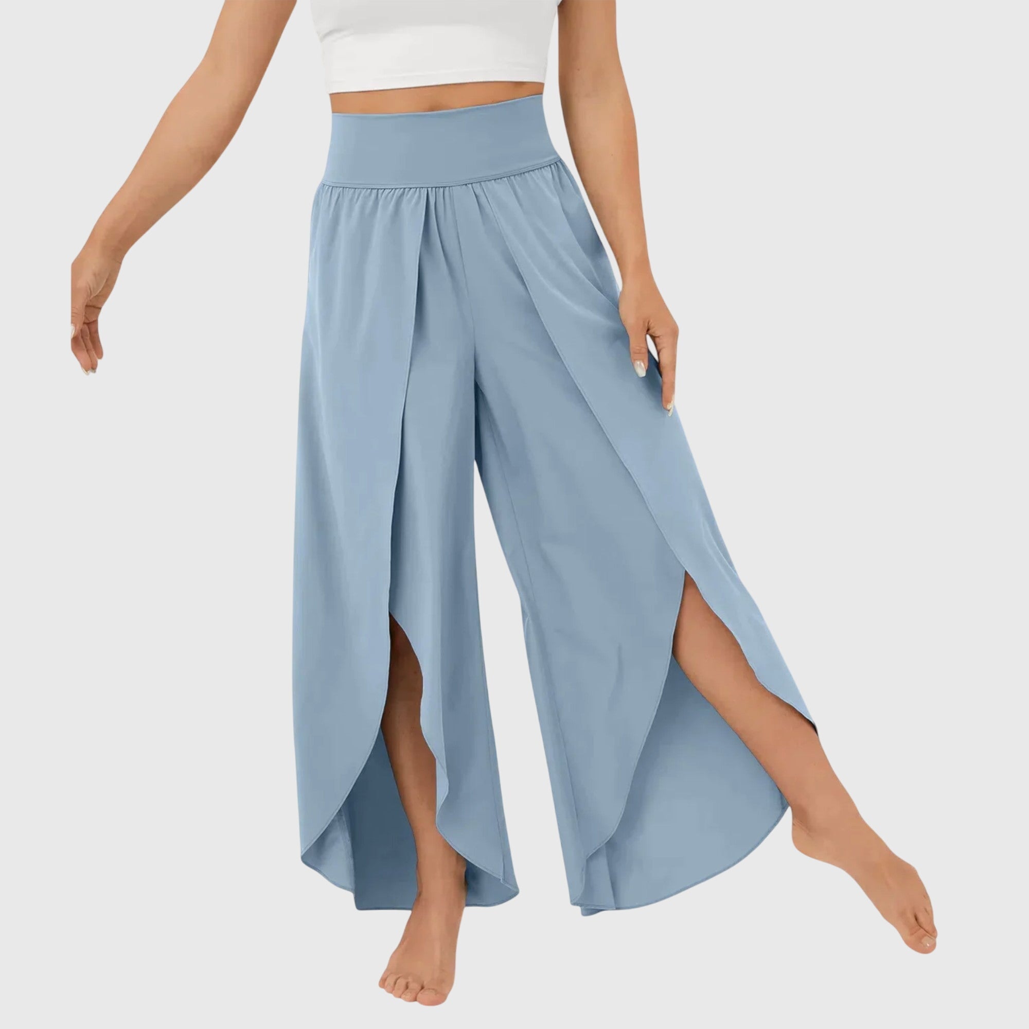 Pat | Women's Wide Leg Pants High Waist Split Hem