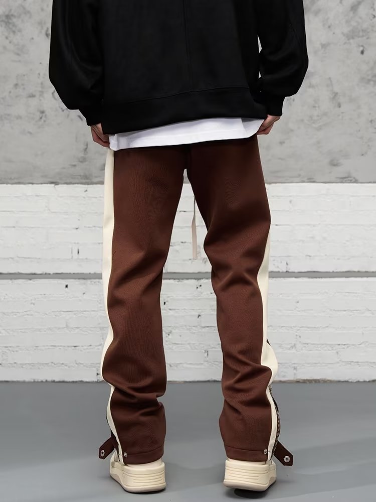 Pavon | Cotton Blend Straight Fit Pants 3