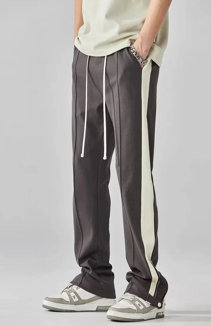 Pavon | Cotton Blend Straight Fit Pants 8