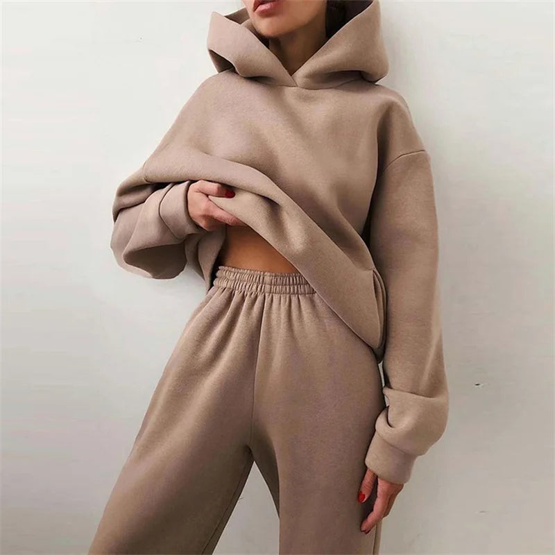 Pura | Oversized Cotton Blend Womens Tracksuit Set 3