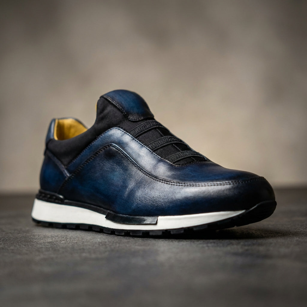 Sandro | Men's Cowhide Leather Sneakers 1