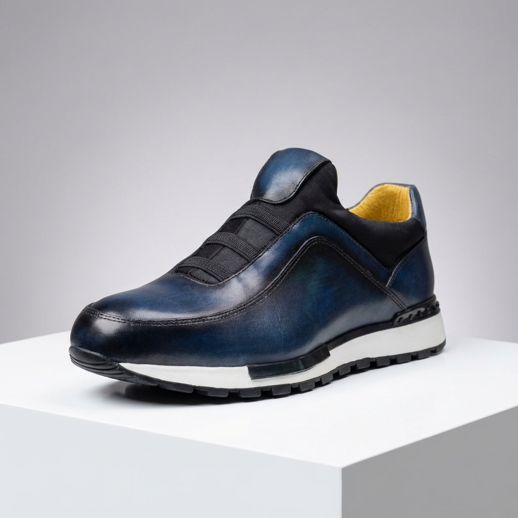 Sandro | Men's Cowhide Leather Sneakers 8