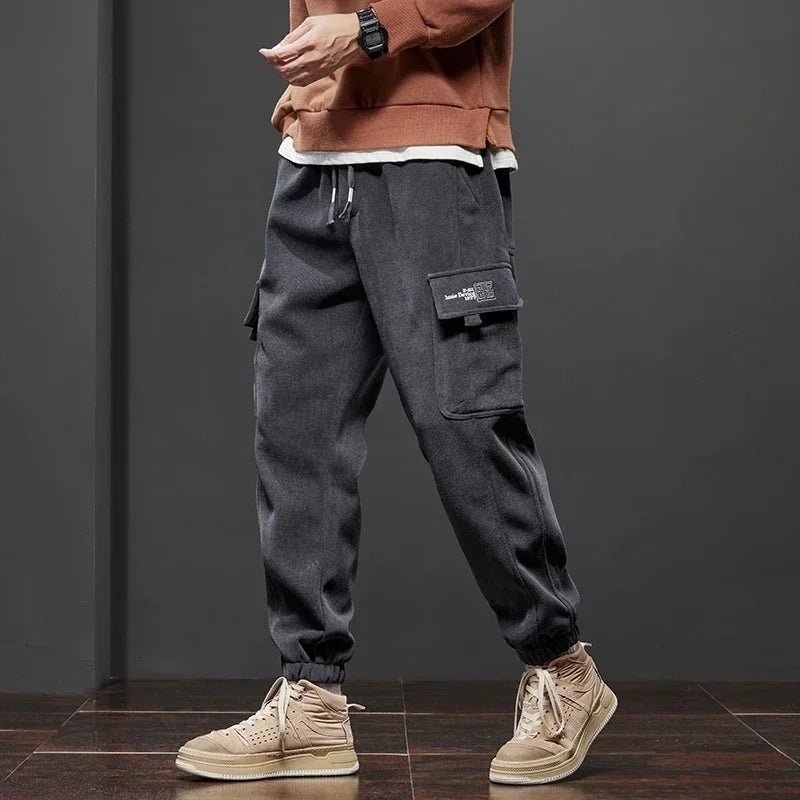 Taflin | Tactical Fleece Cargo Mens Joggers 3
