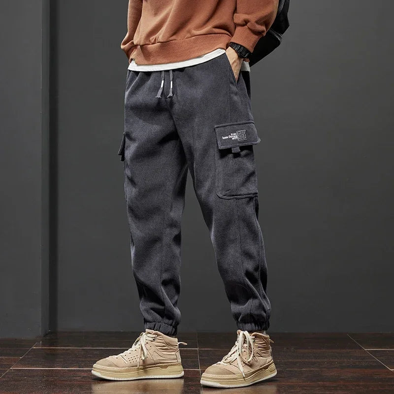Taflin | Tactical Fleece Cargo Mens Joggers 7