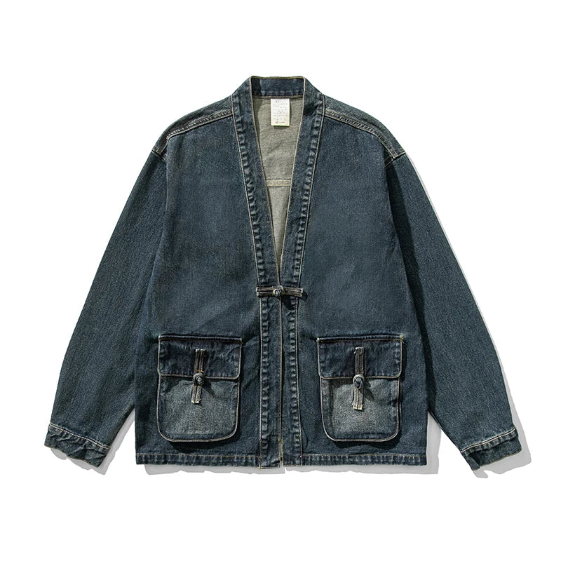 Vinta | Vintage Wash Denim Kimonos For Women 0