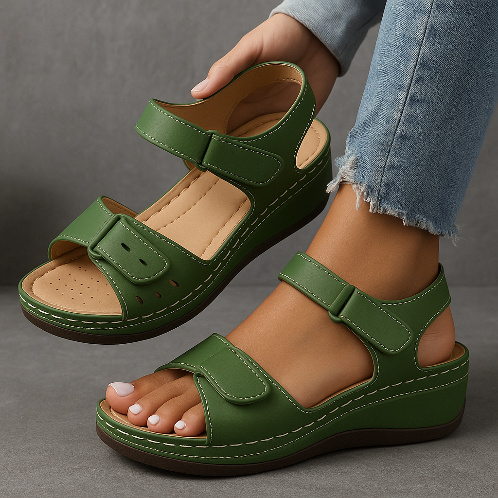 Wendy | Women's Wedge Sandals Ankle Strap
