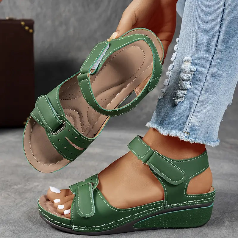 Wendy | Women's Wedge Sandals Ankle Strap 1