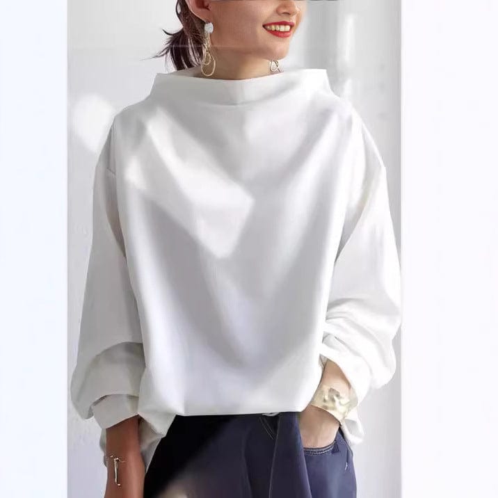 Zelari | High-Neck Soft Knit Top 3