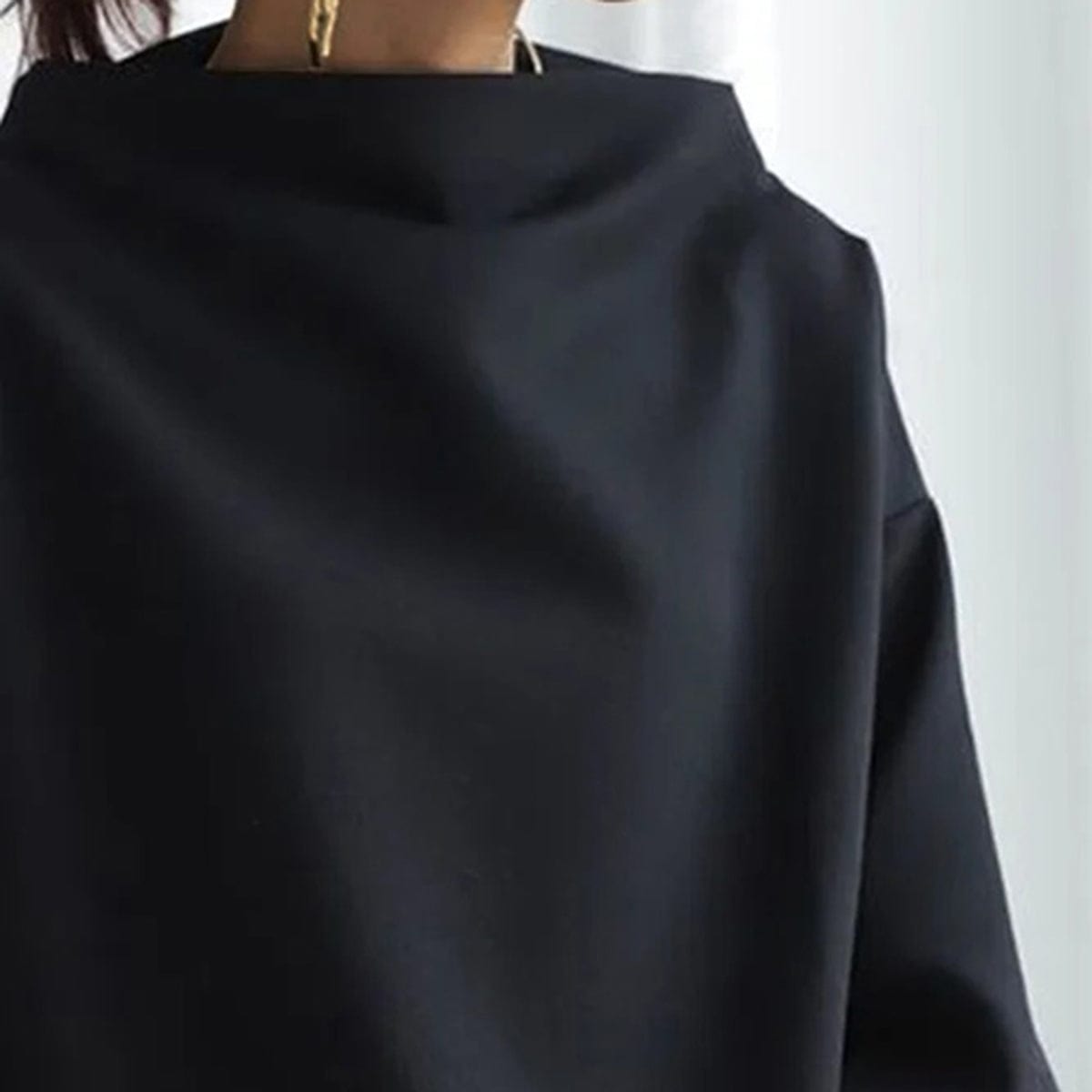 Zelari | High-Neck Soft Knit Top 4