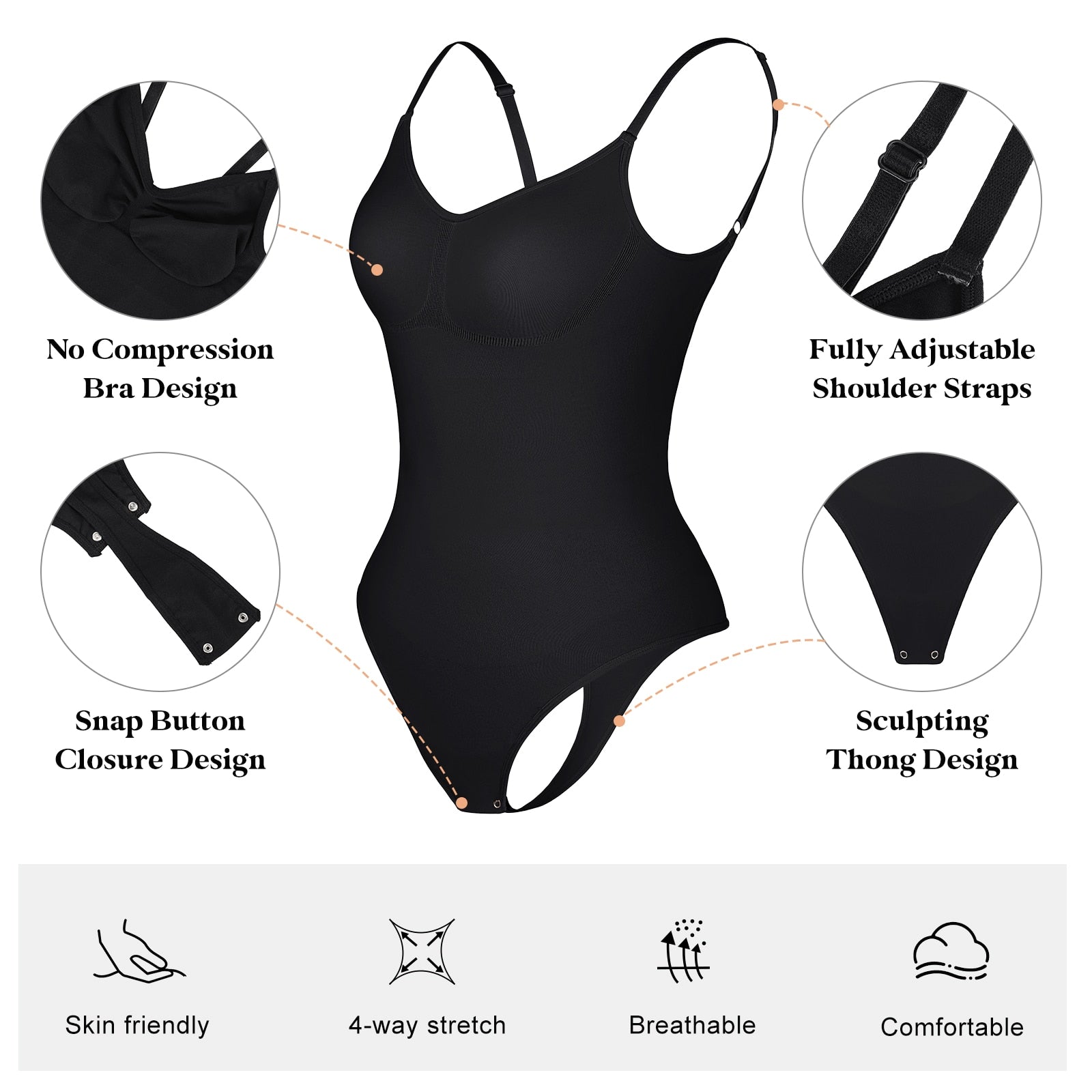 Craftsmiley Ultra Comfy Bodysuit