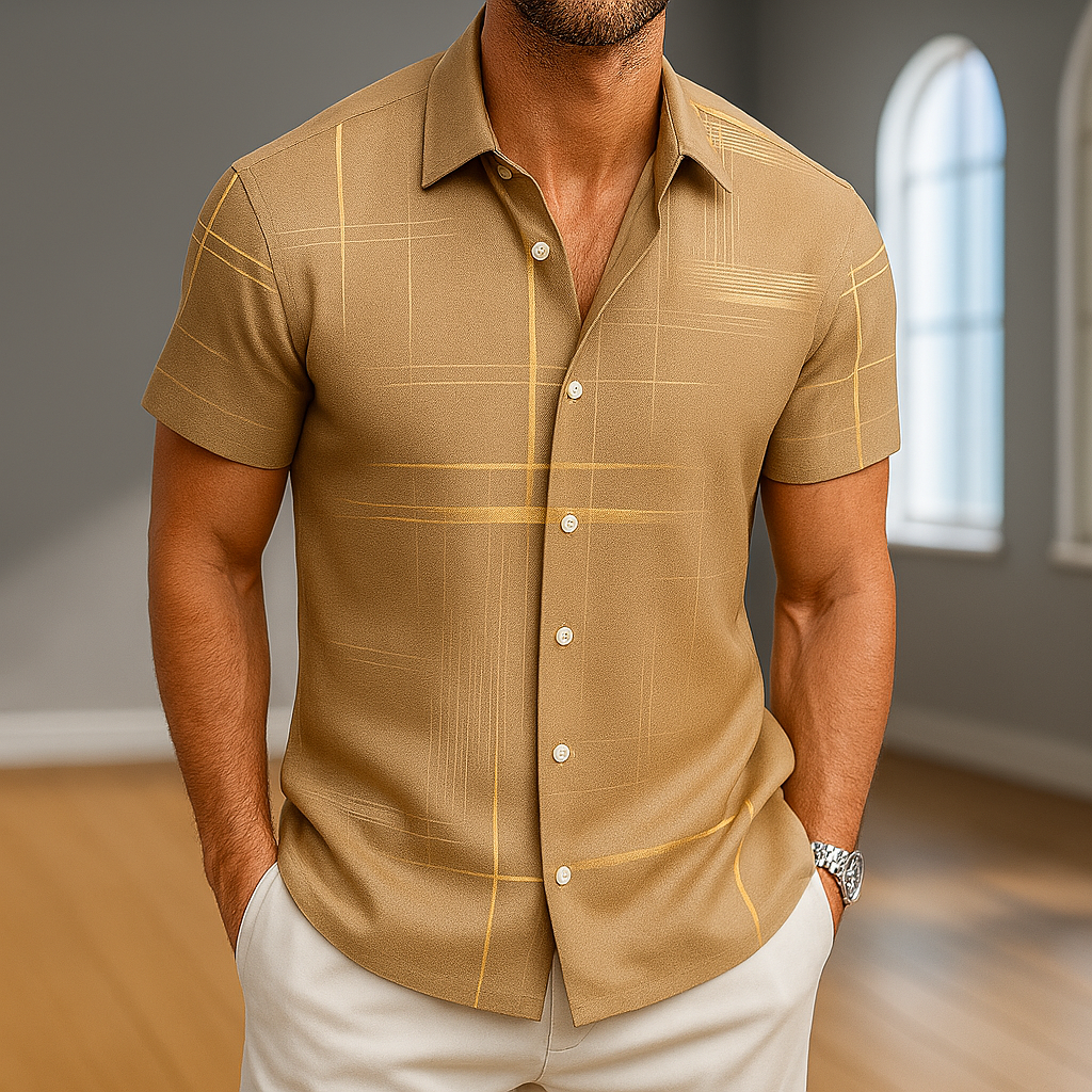 Arden Silk Button-Up Shirt 3