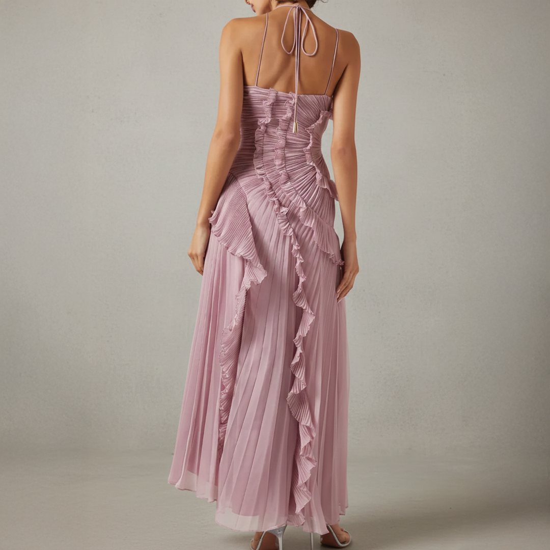 Avery - Asymmetric Pleated Dress 8