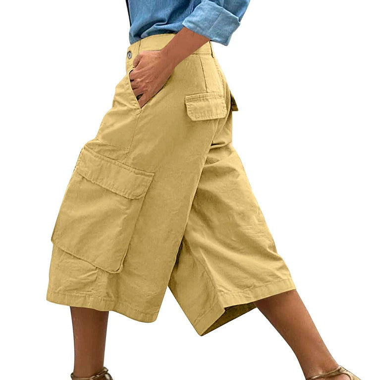 Caro | Black Cargo Pants Relaxed Fit with Pockets 5