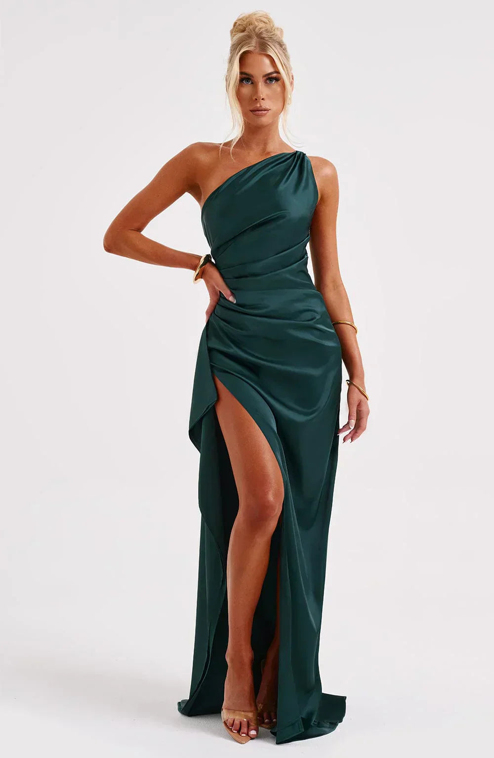 Dara | Asymmetric Evening Gown Maxi Dress 12
