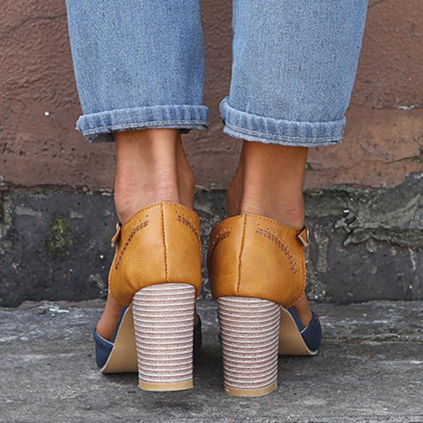 Elda | Spring Chunky Heel Mary Janes 3