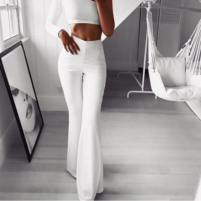 Flaire | High-Waist Flared Black Trousers 1