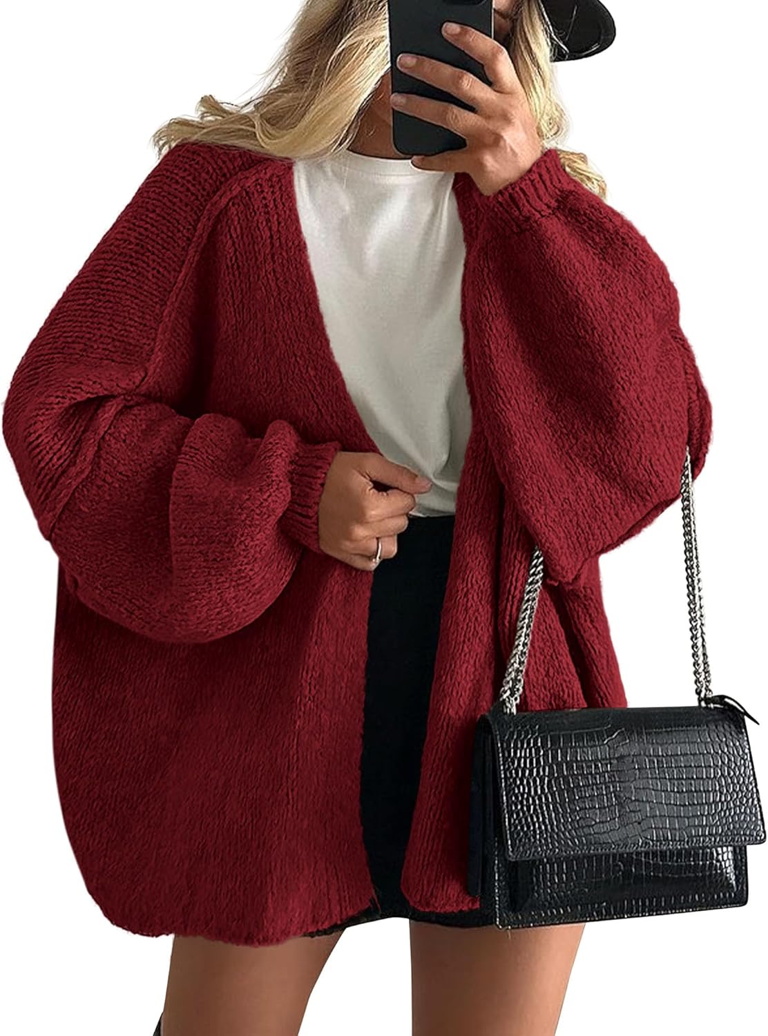 Gavina | Loose Knit Long Cardigan for Spring 0