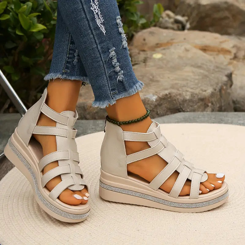 Gianna | Women's Orthopedic Strappy Platform Sandals