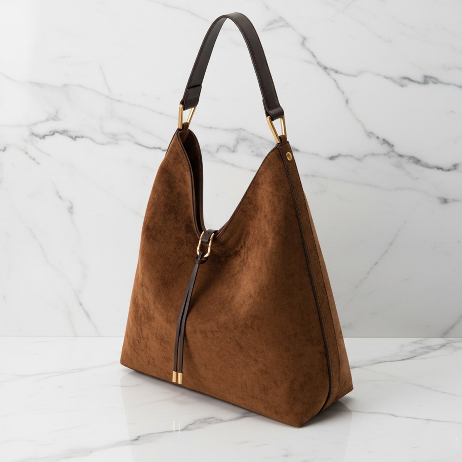 Ivara | Slouchy Drawstring Hobo Bag 1