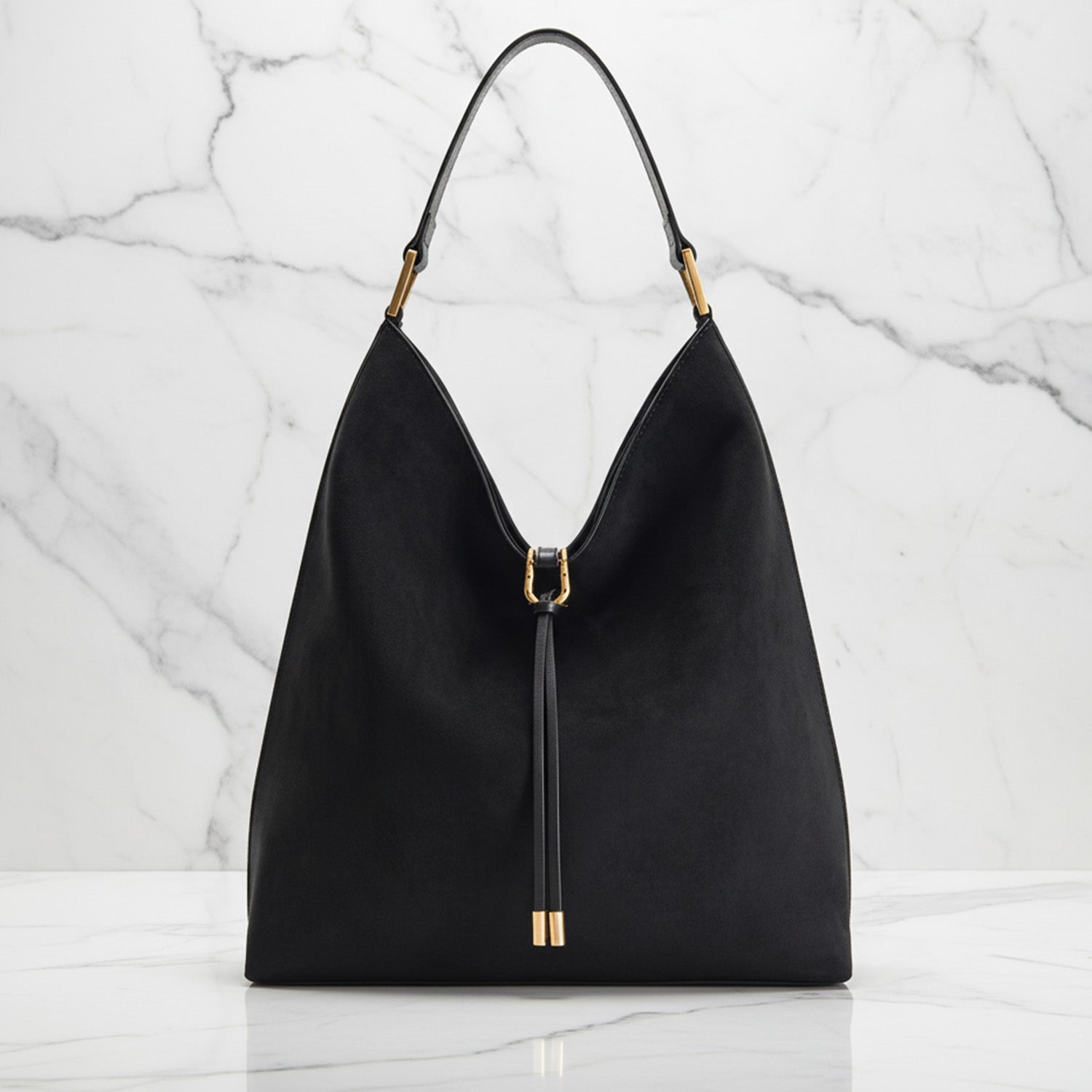 Ivara | Slouchy Drawstring Hobo Bag 6