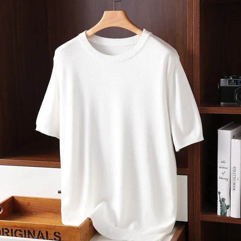 Kaviro | Knitted Short Sleeve Men's Shirt 5