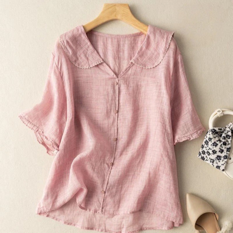 Krisia | Vintage Blouse with Button Detail 3