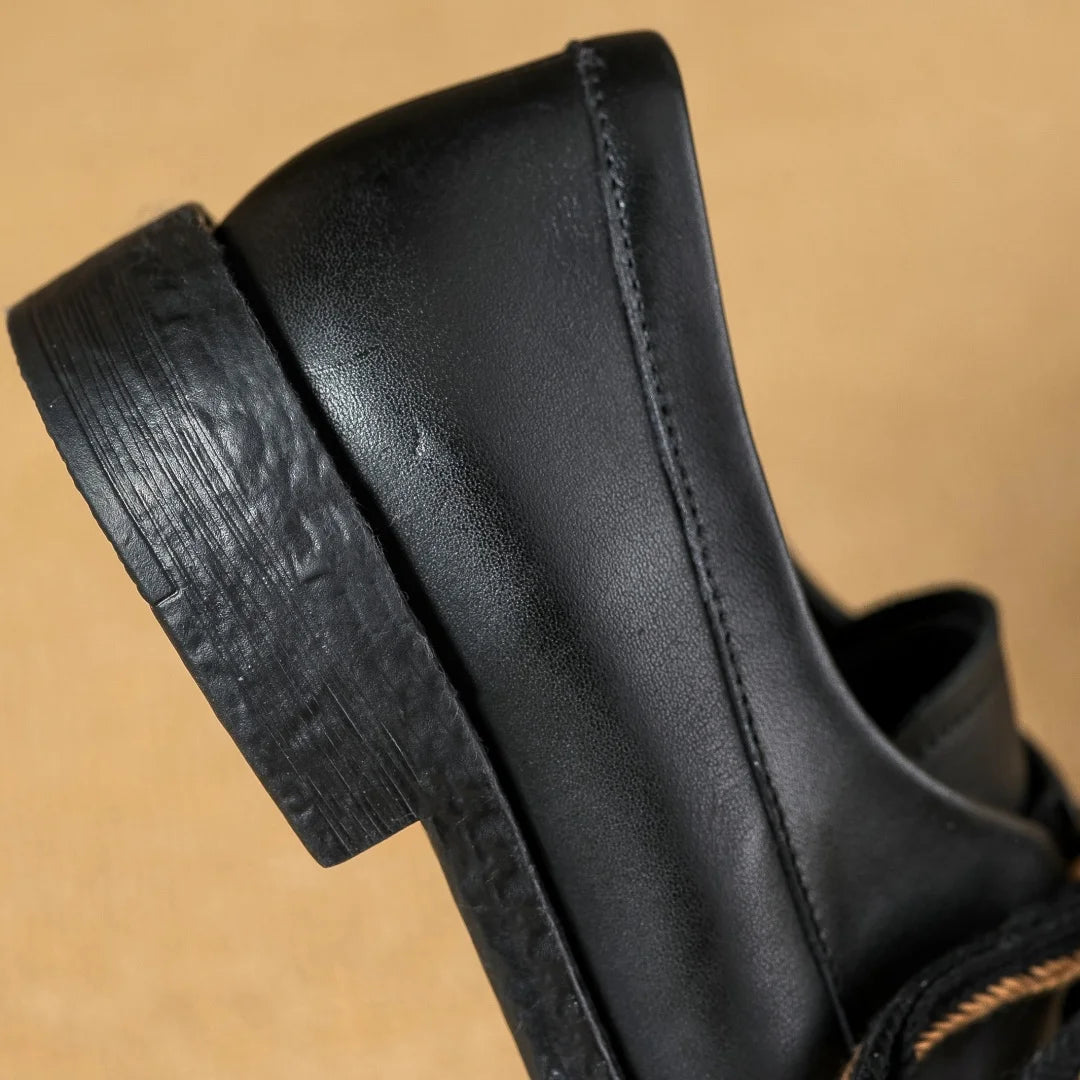 Laceti | Classic Leather Two-Tone Loafers 4