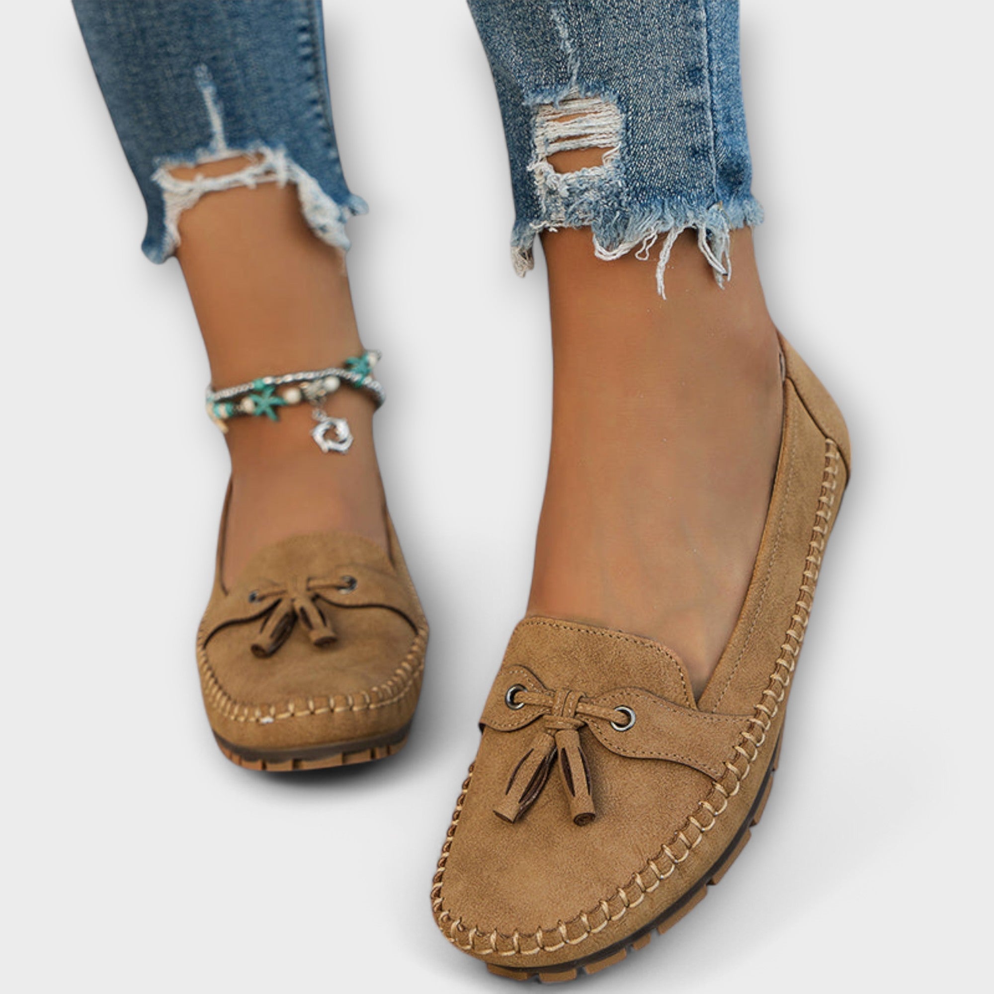Lorana | Women's Suede Tassel Loafers 3
