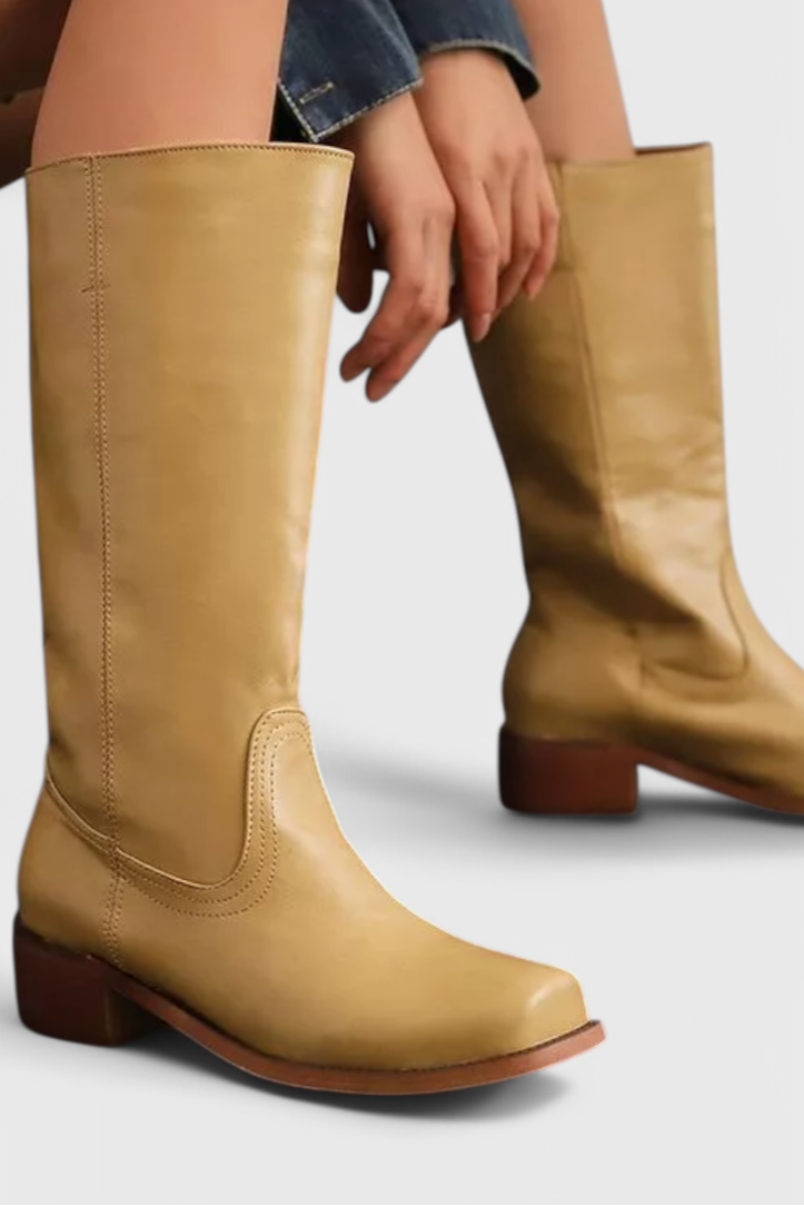 Lunara | Leather Knee High Boots 1