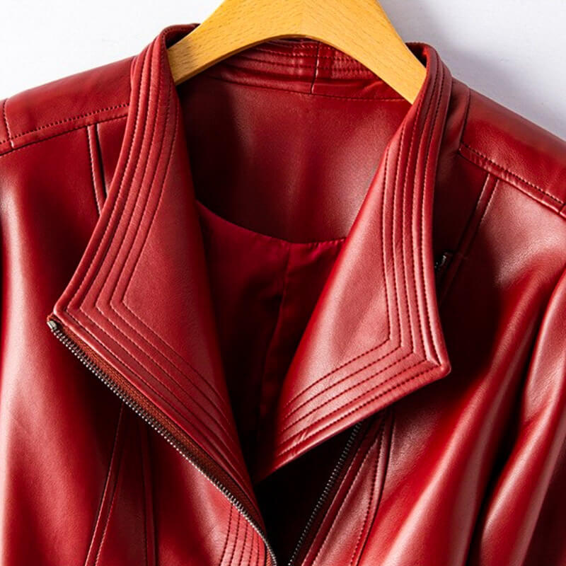 Lunara | Vegan Leather Structured Jacket 6